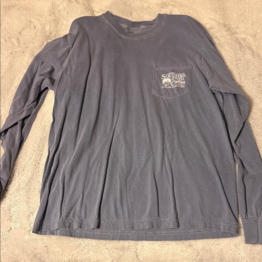 The Southern Shirt Company Men's Slate Long Sleeve Tee